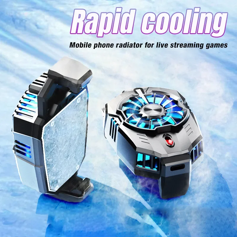 Semiconductor Magnetic Mobile Phone Cooling Radiator Fan X20 Dual Temperature Control for Live Streaming Games E-sports Radiator