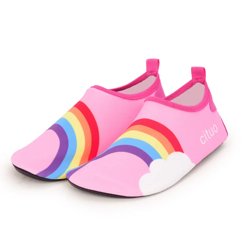 Children Beach Shoes Baby Soft Floor Indoor Slippers Snorkeling Swim Socks Boys And Girls Anti-slip Home Kids Slippers 1-10Y