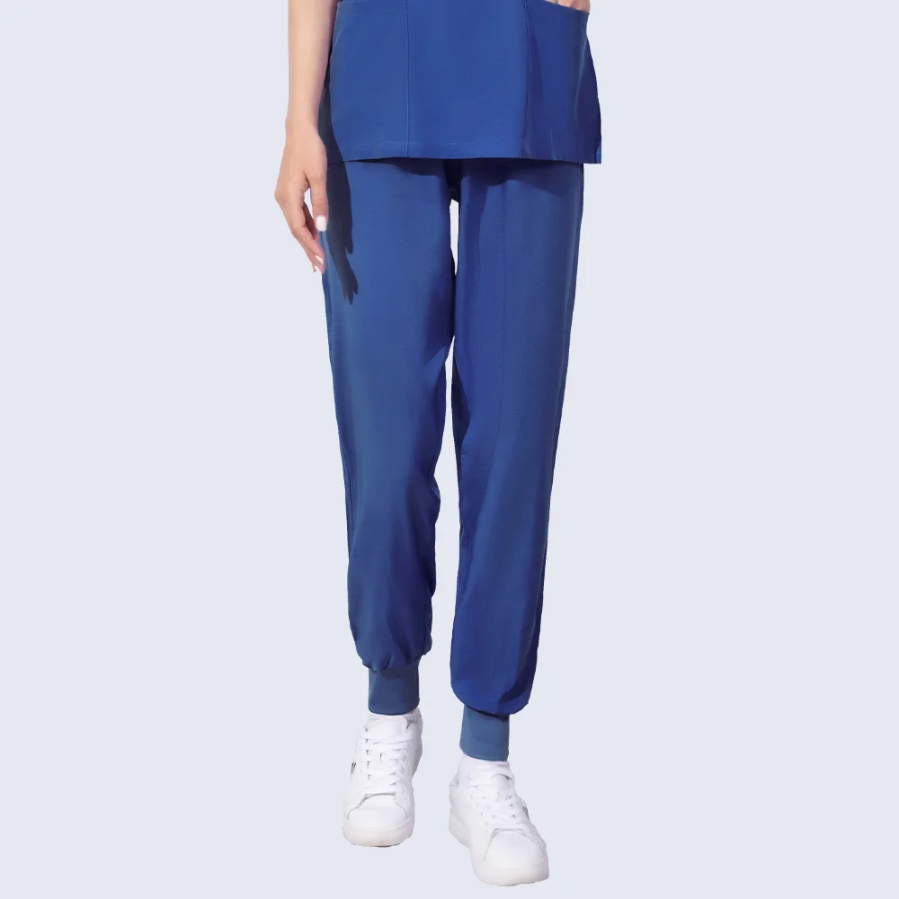 Pantalon de gIslande unisexe à taille élastique, vêtements de travail pour infirmière, médecin, animalerie, hôpital