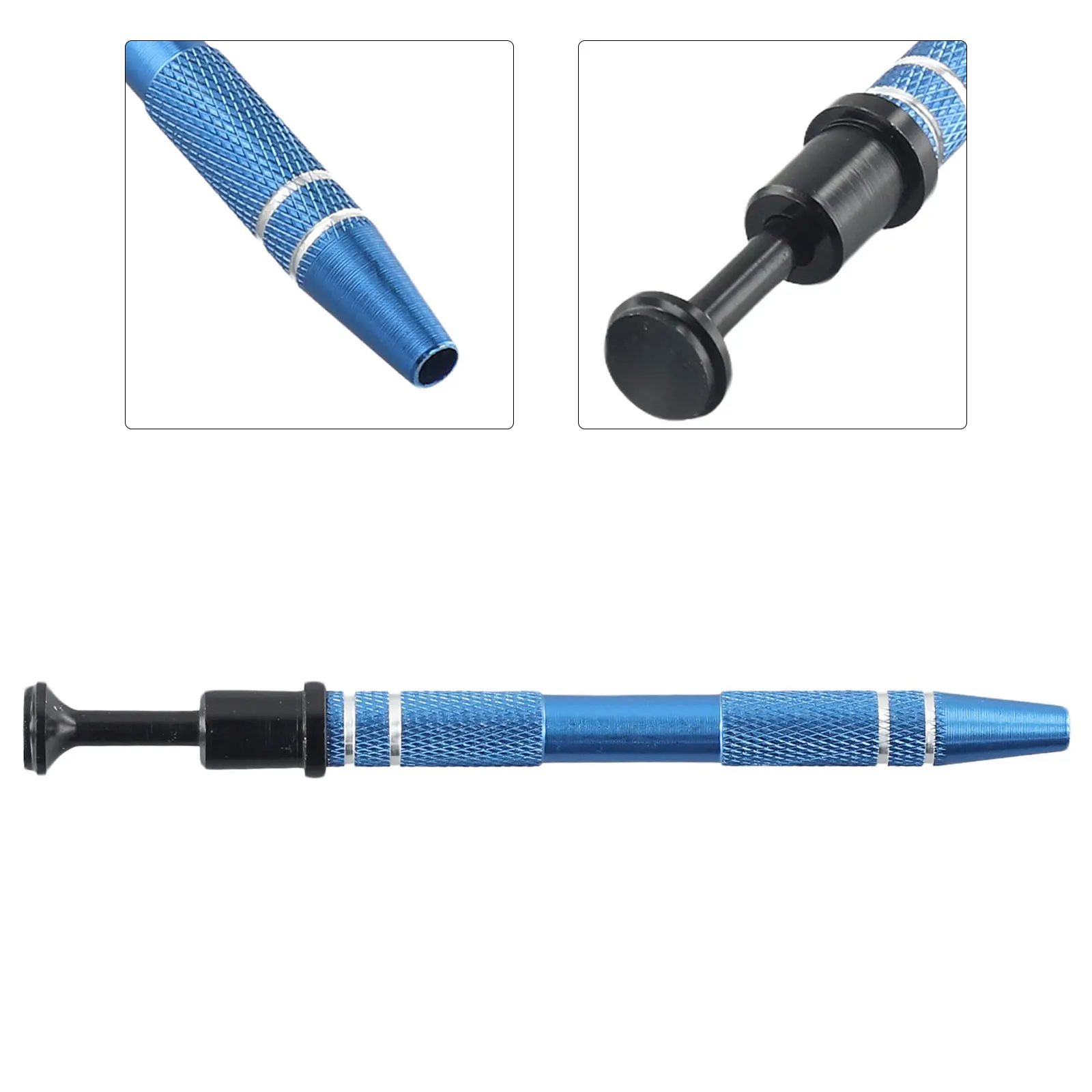 1szt Chwytak komponentów elektronicznych Cztery pazury IC Antypoślizgowy chwytak do chipów Wykrywacz śrub Metalowe elektroniczne narzędzia do naprawy