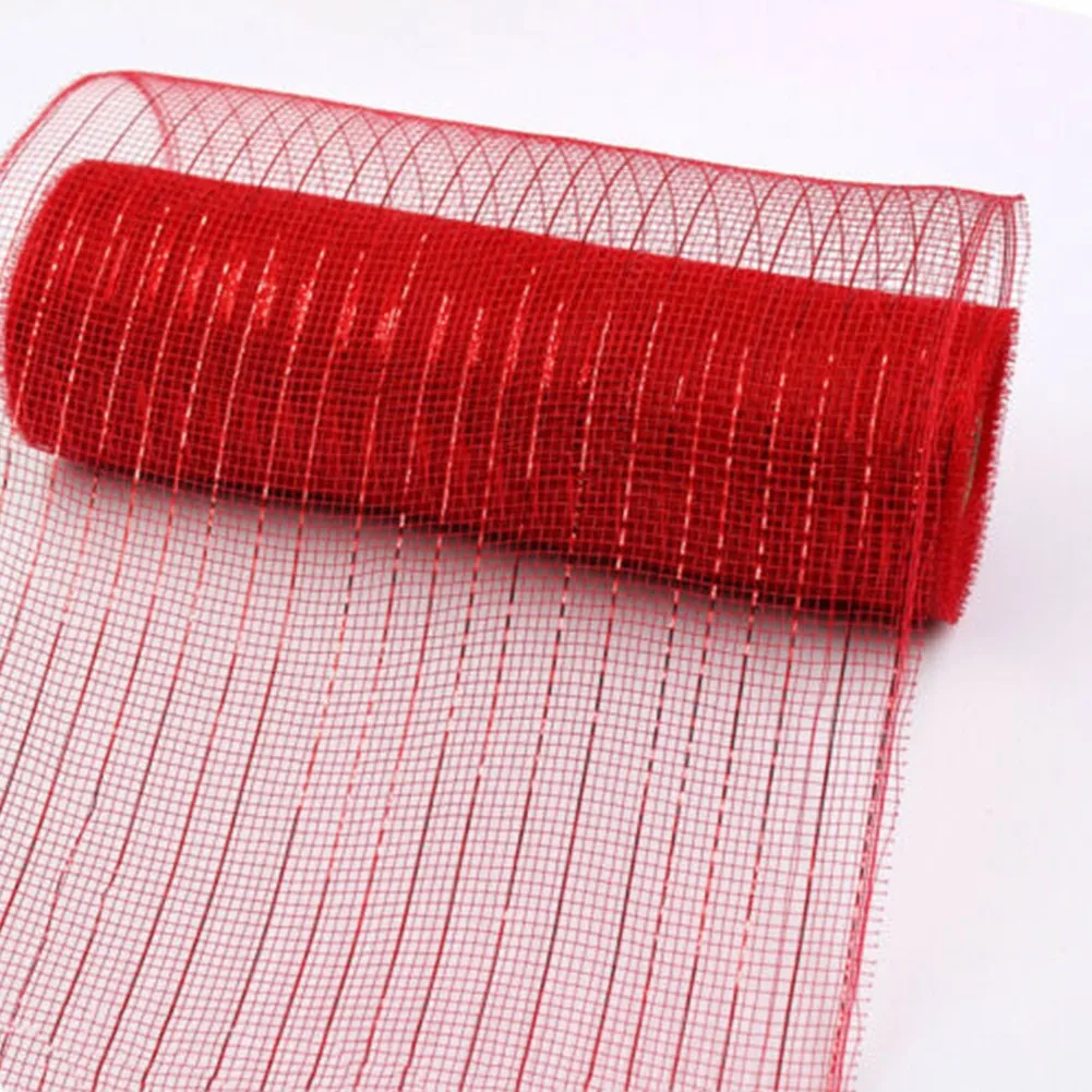 

New 1pc Mesh Roll Home Decor 10 Yard 26cm X 10yd 30 Feet Making Practical 26cm Width 4 Colours Available Craft