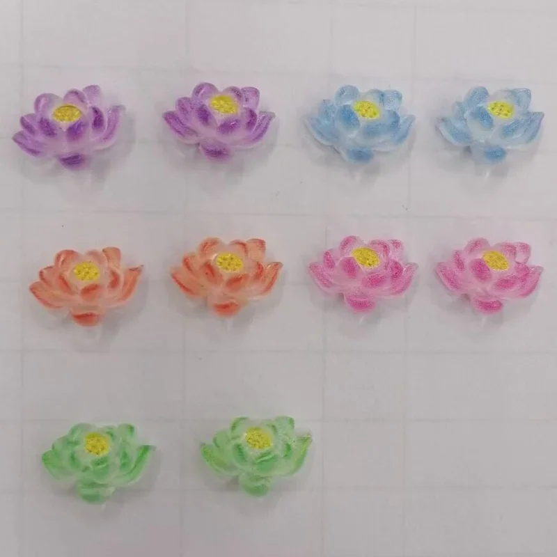 30pcs Flowers Flatback Cabochon Rhinestones Gems Non Hotfix Stones Crystal Applique Nail art designs-HF524