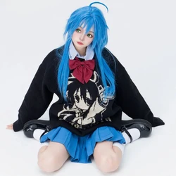 Sweater Women Japanese Cartoon Printed Pullover Knitwear Winter Chic Kawaii Sweaters O-neck Loose Cute Jumpers Tops Y2k Clothing