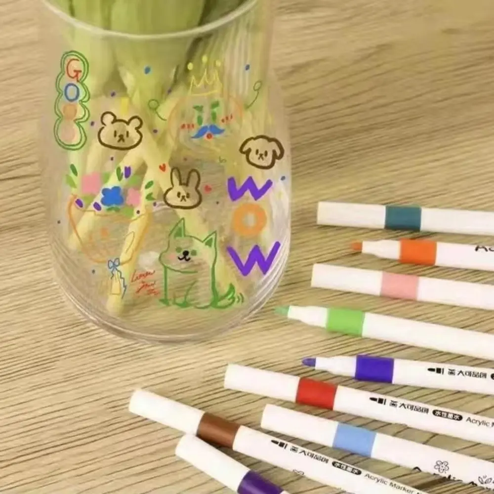 

80-цветный набор акриловых маркеров, тонкий наконечник, мягкий наконечник, художественный маркер, нетоксичный маркер для акриловой краски на водной основе, товары для рукоделия