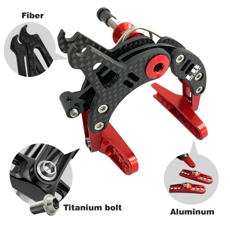 L8 Ultra Road Bike Ring Brake Clamp Bicycle Accessories Carbon Fiber Arms Titanium Bolt Bicycle Accessories 132g Per Set