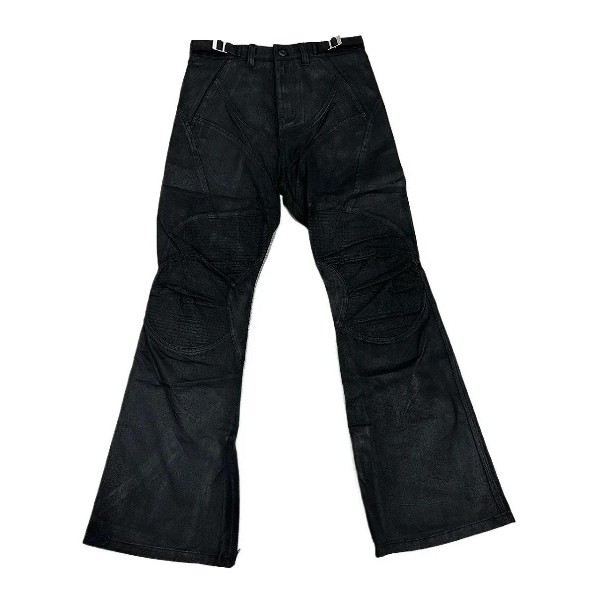 NIGO Men's Retro Biker Flare Casual Pants Spring Autumn Modern High Street Trousers #NGTOP11859