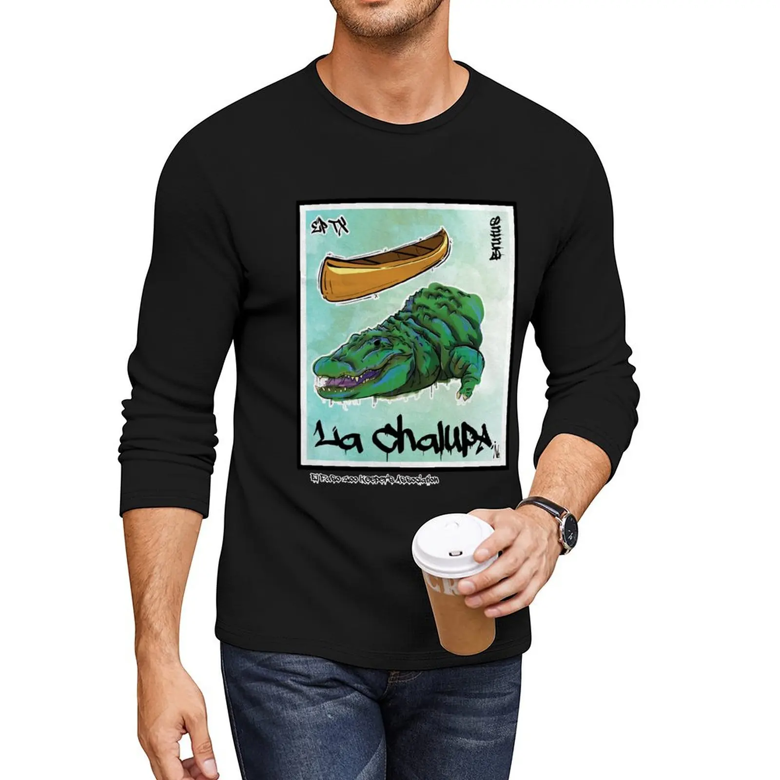 

La Chalupa-длинная футболка The Canoe, одежда в стиле аниме, мужские футболки с чемпионами