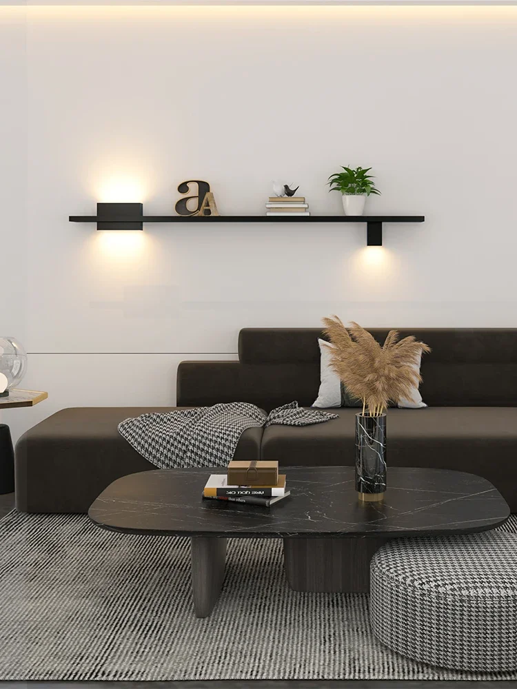 Shelf wall lamp Modern minimalist high-end creative personalized lamp Living room sofa background wall decorative lamp