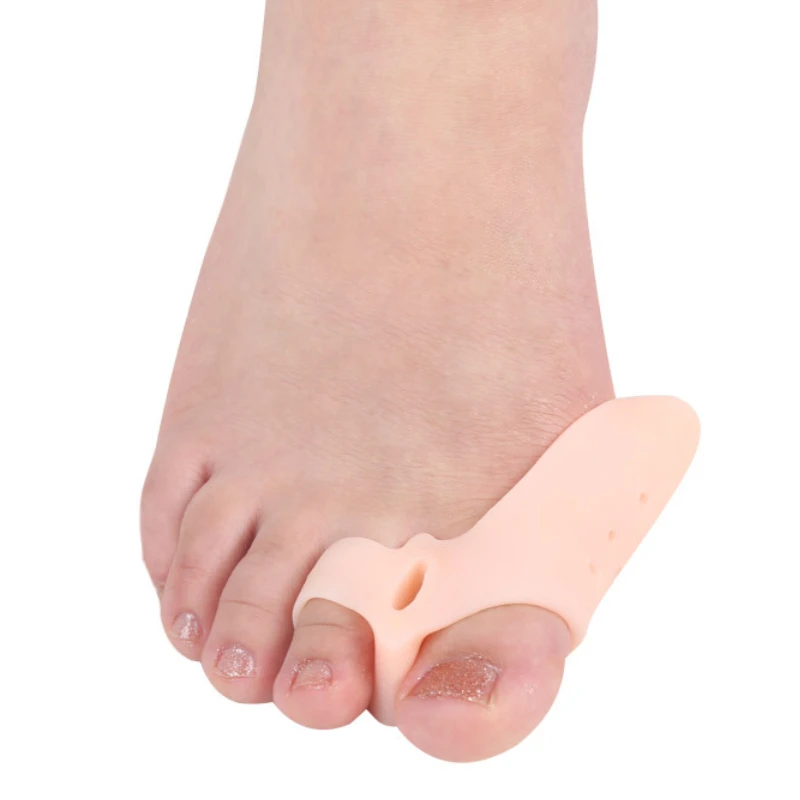 10Pairs Feet Care Silicone Separator Overlapping Toe Hammer Gel Hallux Valgus Corrector Orthosis Splitter Protector Straightener