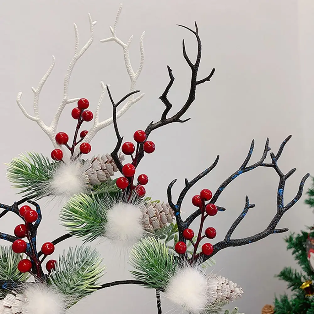 أغطية الرأس للحفلات فتاة فرع يشكلون أنثى زهرة قرون عقال الكورية نمط رئيس هوب إكسسوارات الشعر رباط شعر للنساء