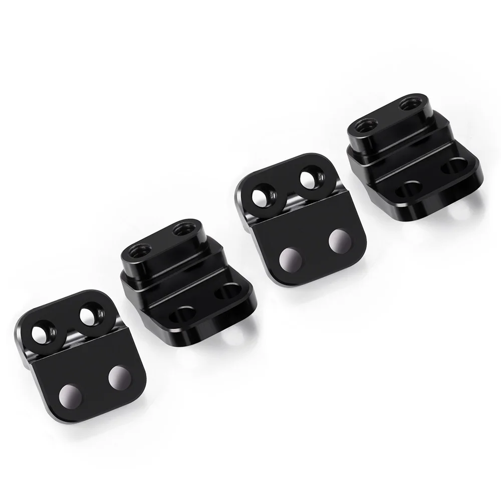 MIBIDAO Metal 4mm Lift Height Dual Hole Shock Mounts for 1/30 Axial SCX30 RC Car Upgrade Parts