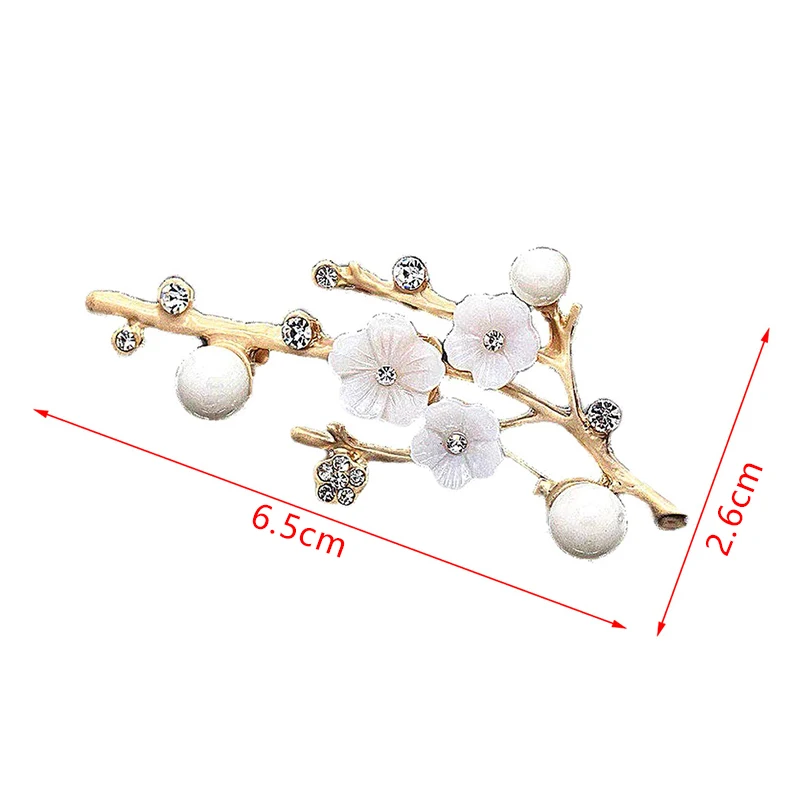 Blossom Flower Brooches Women Wedding Brooch New Year Jewelry Gifts Accessories Party Decoration