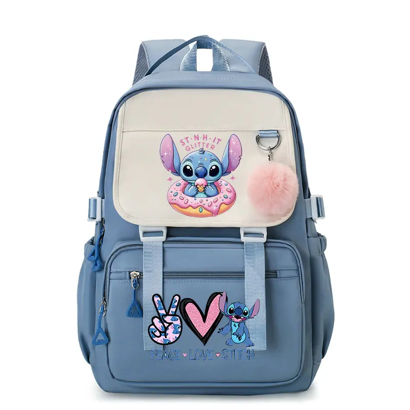 Lilo & Stitch Backpack Cute School Bags For Student Teens Girls Pockets Women Laptop Backpack Harajuku