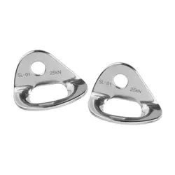 2x 25KN Rock Climbing Anchor Hangers Expansion Outdoor Gear with Two Attachment Eye