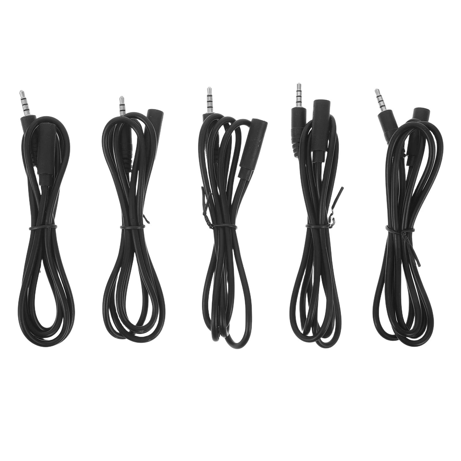 

5Pcs Audio Extension Cable Male to Female 3.5mm Headphone Jack Cord 40.5in Stereo Audio Aux Extension Cord for Microphone