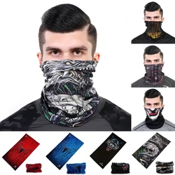 Masque de sport araignée rouge jaune bleu, écran facial, bandanas magiques sans couture, écharpe de tête de cyclisme de vélo, bande de sauna multifonctionnelle