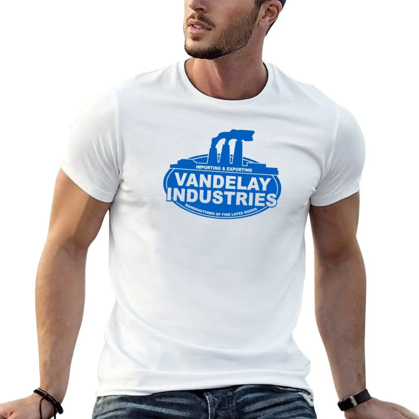 Футболка Vandelay Industries, классическая базовая повседневная футболка