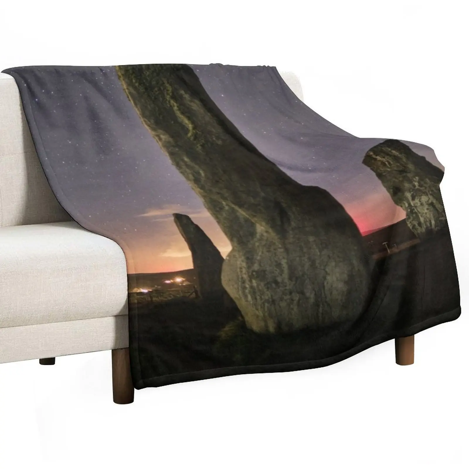 

Callanish, Mars and the Pleiades Throw Blanket Bed covers funny gift valentine gift ideas Multi-Purpose Blankets