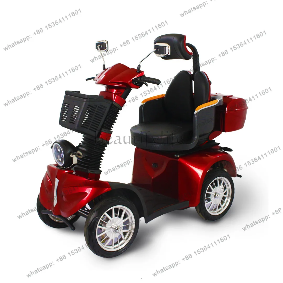 Electric the elderly four-wheeler adult recreational scooter cross-border