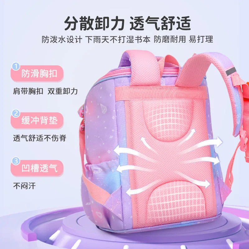 Children Cute Cartoon Rabbit Backpack Girls PU Primary Schoolbag Kindergarten Kids Hard Shell Book Backpacks Mochila Infantil