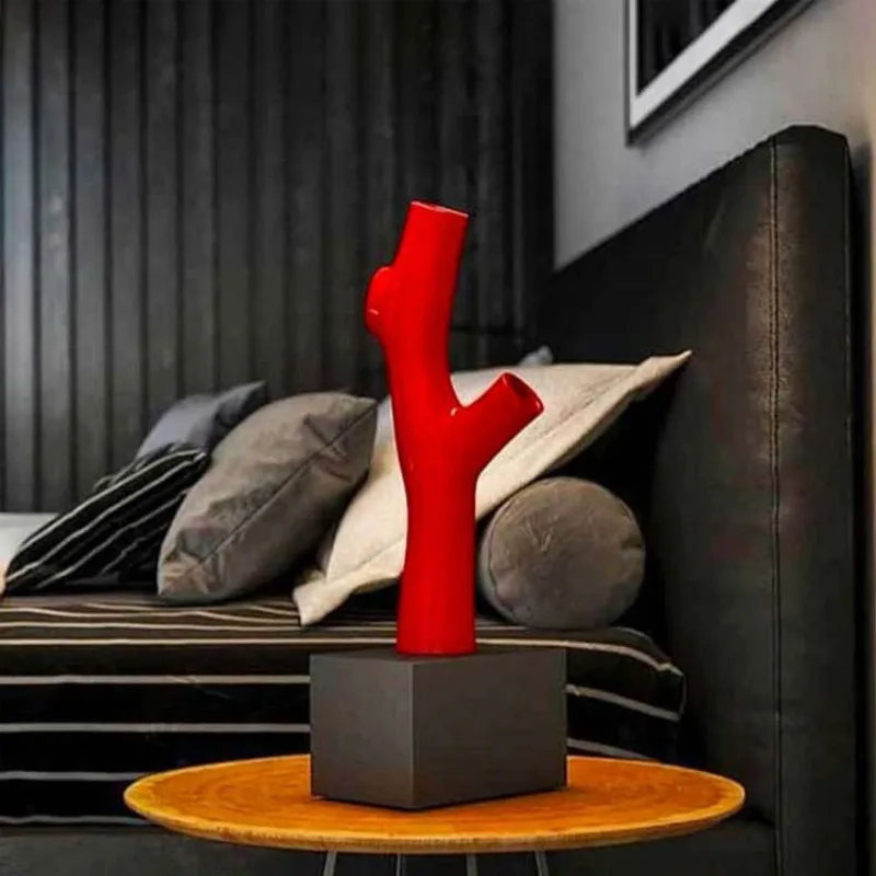 

Modern light luxury creative tree branch vase, model room exhibition hall home entrance living room high-end ornament