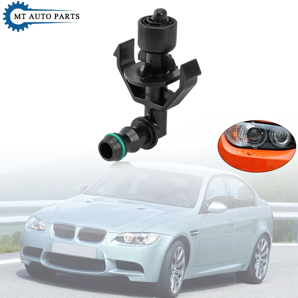 

MTAP Front Bumper Left Right Headlight Washer Nozzle For BMW 3 Series E90 E92 E93 M3 2007~2013 Headlamp Washer Spray Jet