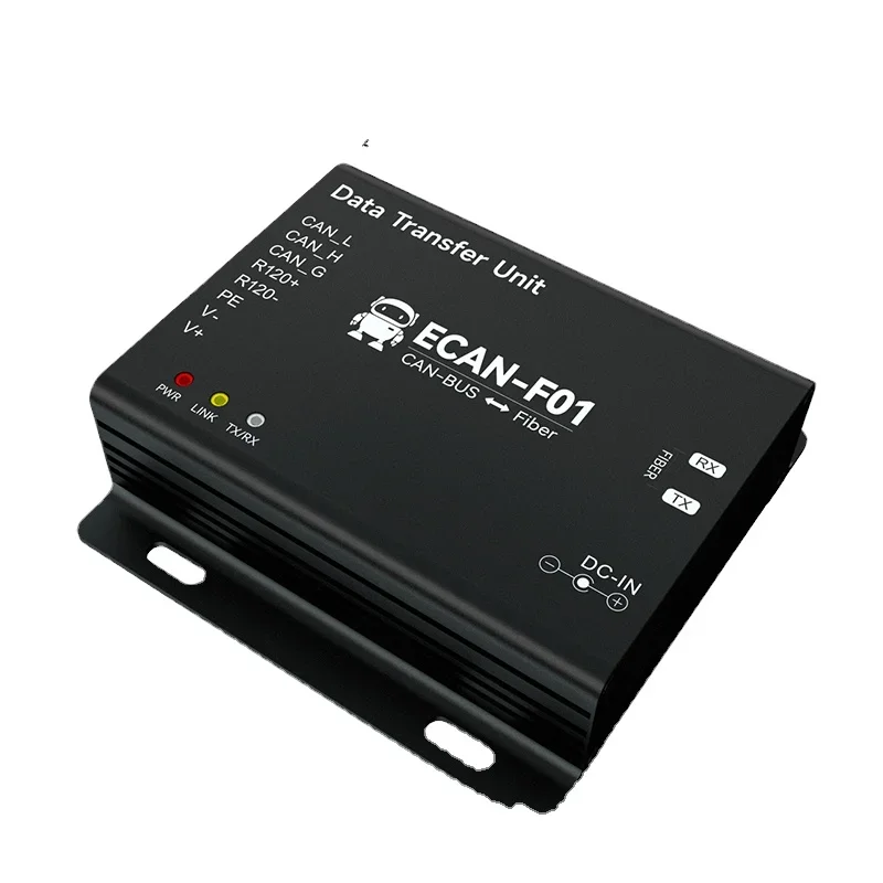 Ebyte ECAN-F01 8V~28VDC 20km Single-channel high-performance CAN-to-fiber communication can bus to fiber