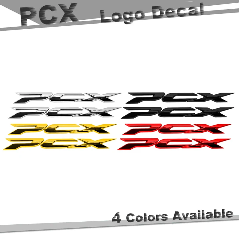 3D Motorcycle Stickers Tank Side Strips Logo Emblem Racing Fairing Decals For All PCX PCX125 PCX150