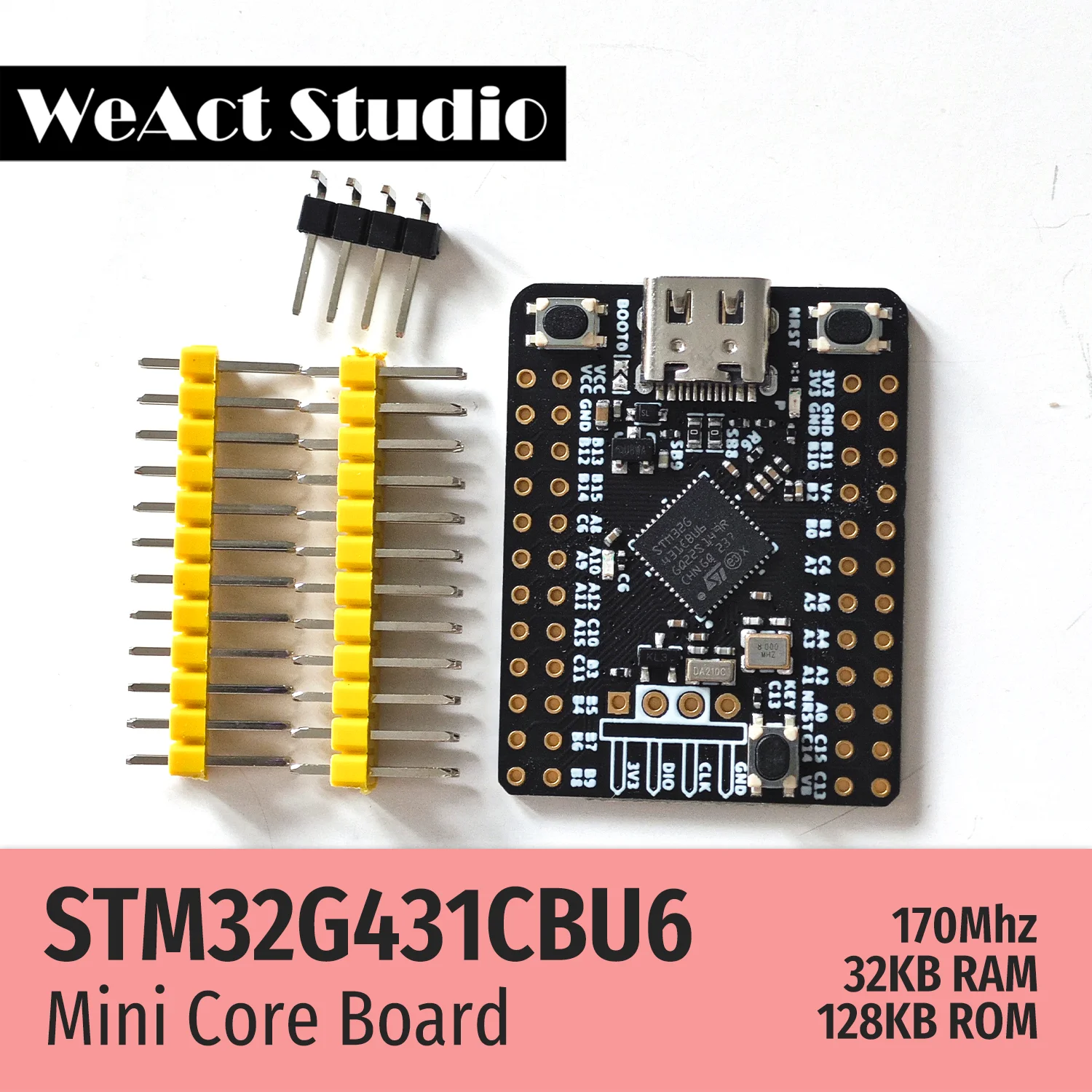 WeAct STLink V2.1 Simulator Download Programmeur STM32 Minimale systeemontwikkelingskaart STM32F103 STM32F411 STM32G431