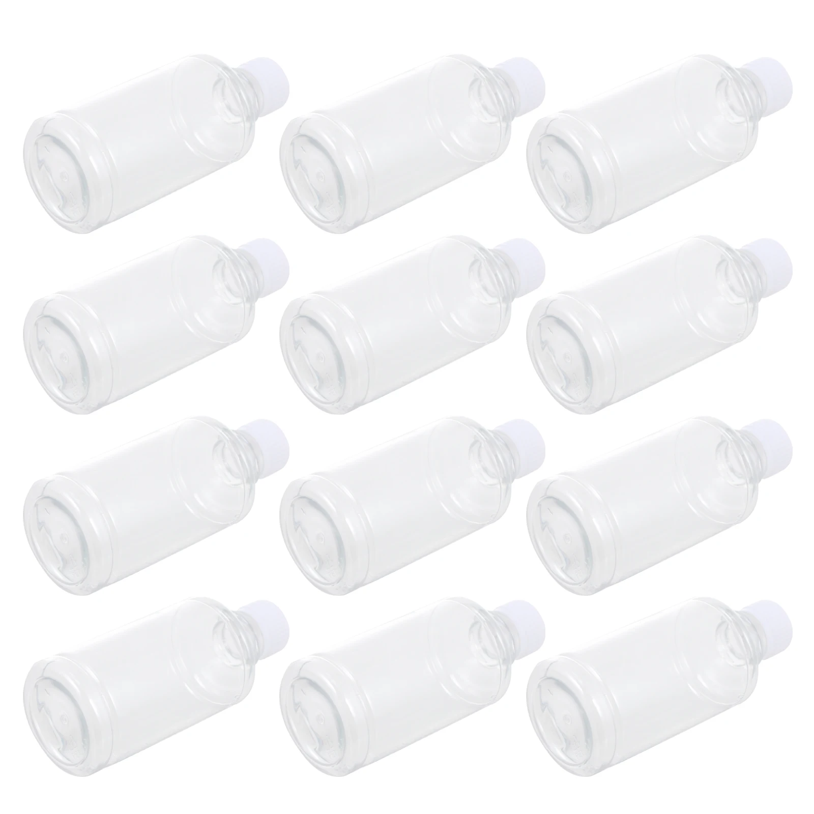 

12 Pcs Bottled Lab Glass Laboratory Bottles Reagent Sample Sealing Water for School Chemical Liquid