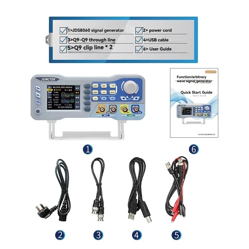Program-controlled Numerical Control Dual-channel DDS Function  Source Generator Frequency Scanner Frequency Counter