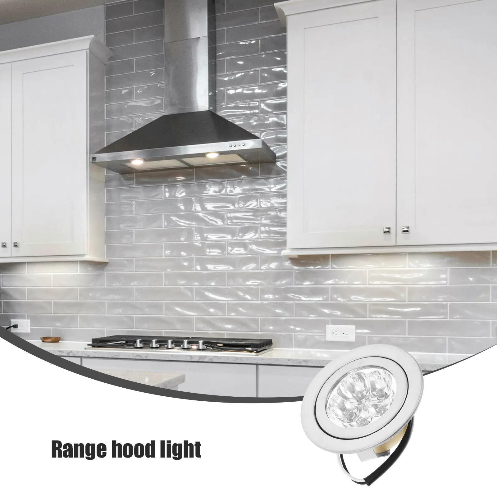 

Светодиодная лампа 12В для замены, для круглой кухонной плиты, эффективная яркая лампа для вытяжки, прямоугольная энергосберегающая лампа