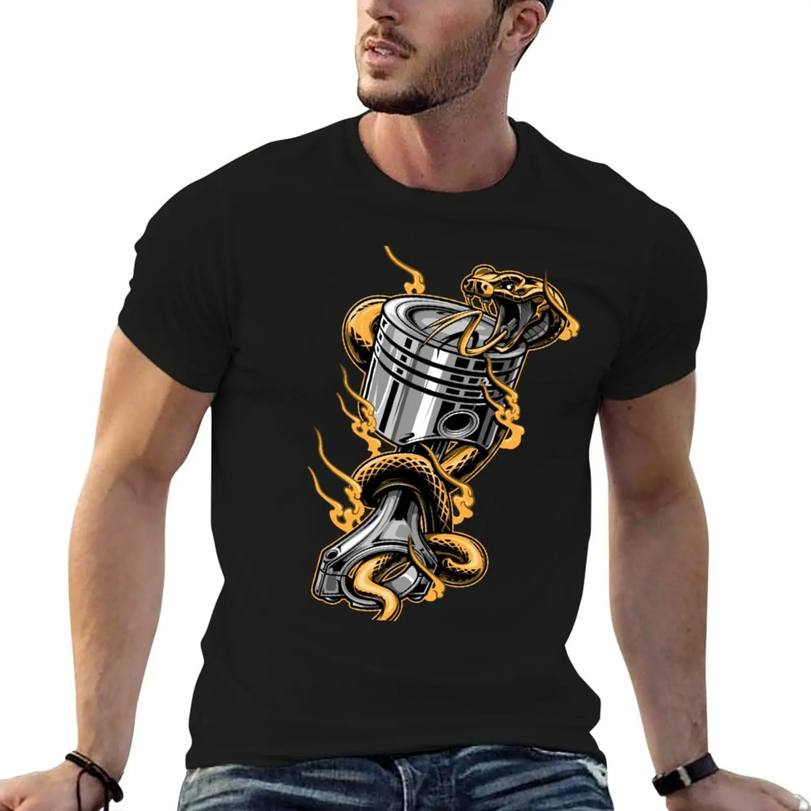 

tshirt t for Piston tees Car Great graphic man slim Mechanic t man Gift Engine T-Shirt shirts for fit shirts for - man