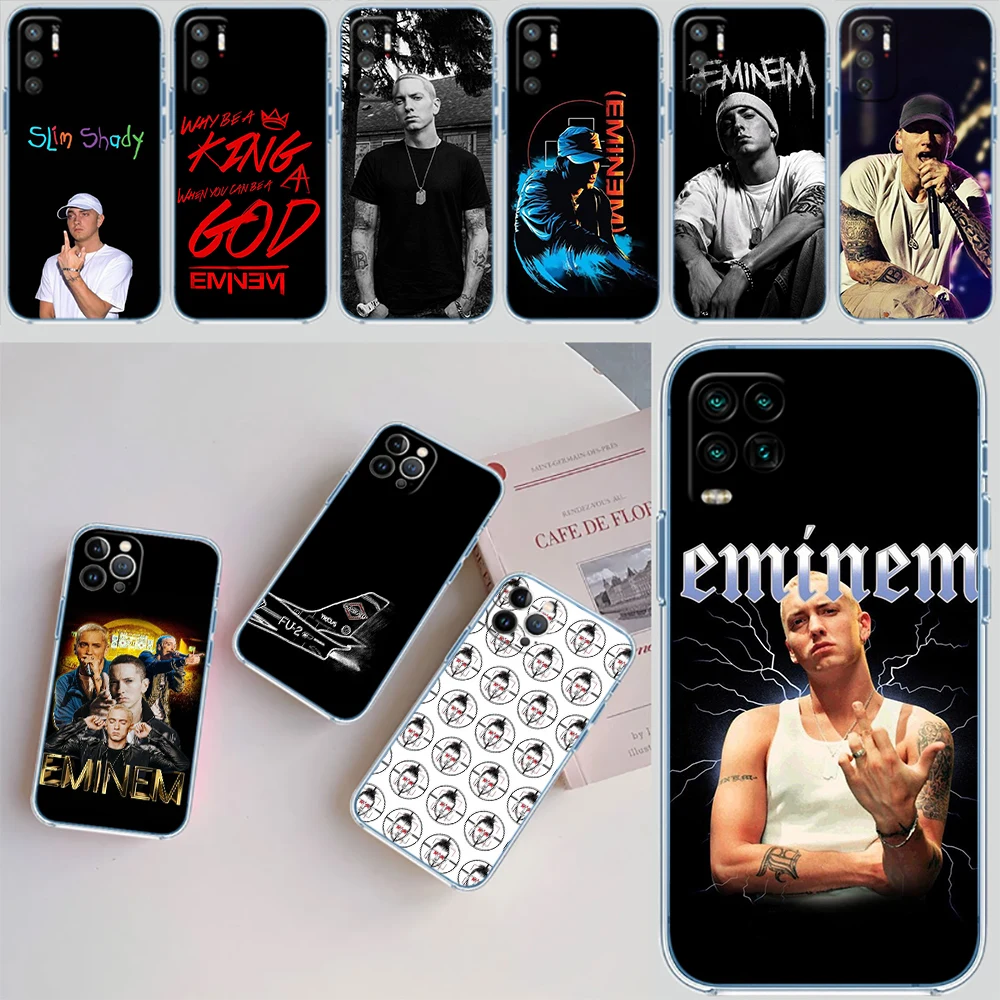IY14 Eminem Transparent Phone Case for Samsung Galaxy A04 A04S A14 A23 A34 A54 M23 M33 M52 M53