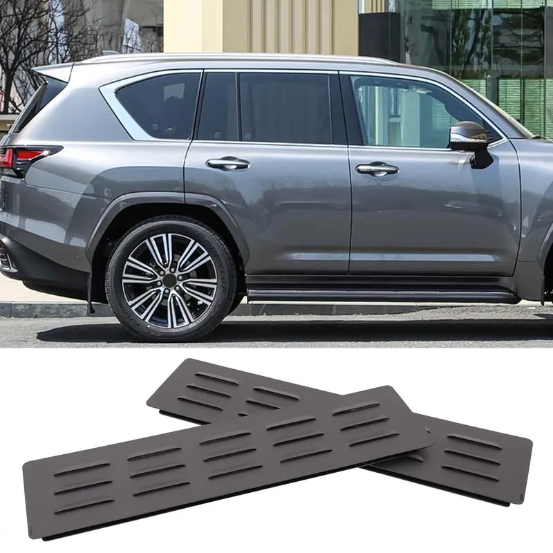 For Lexus LX For Toyota Land Cruiser LC300 2022+ Aluminum alloy black car rear ventilation blinds car modification accessories