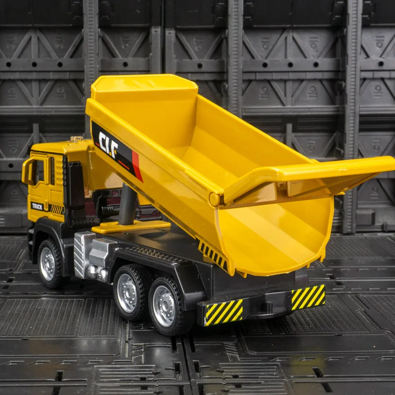 محاكاة الهندسة شاحنة قلابة نموذج الصبي انتعاش لعبة سيارة هدية، باب السيارة يمكن فتح سيارة لعبة للأطفال #1