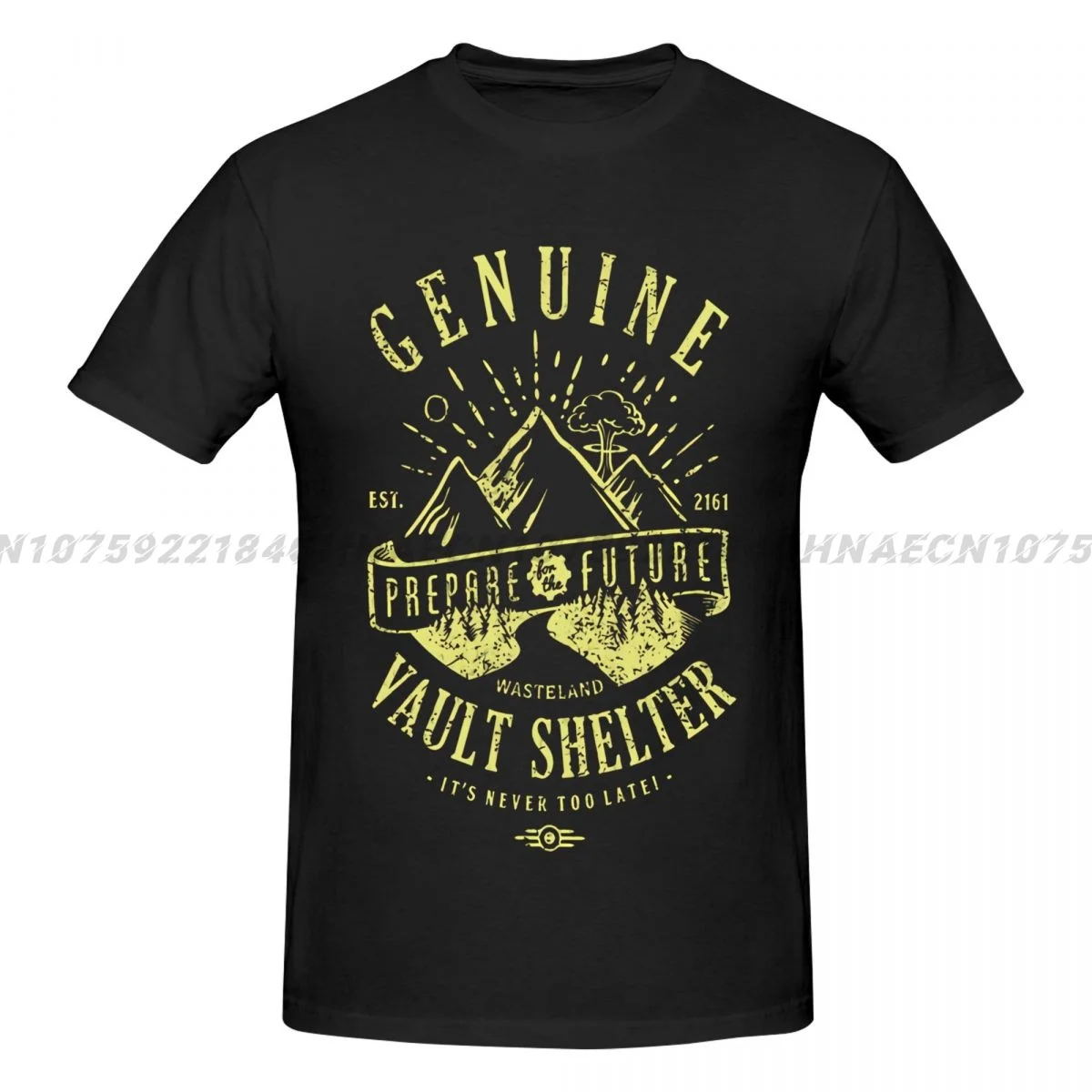 Genuine Vault Remix Oversized t-shirt New Streetwear O-Neck Cotton T shirt Y2k Top Clothing