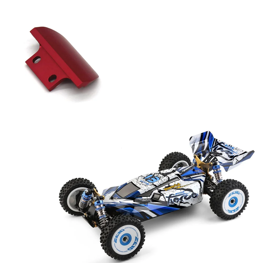 المصد الأمامي المعدني BAAA لـ Wltoys 144001 124017 124019   ملحقات أجزاء ترقية السيارة RC، أحمر