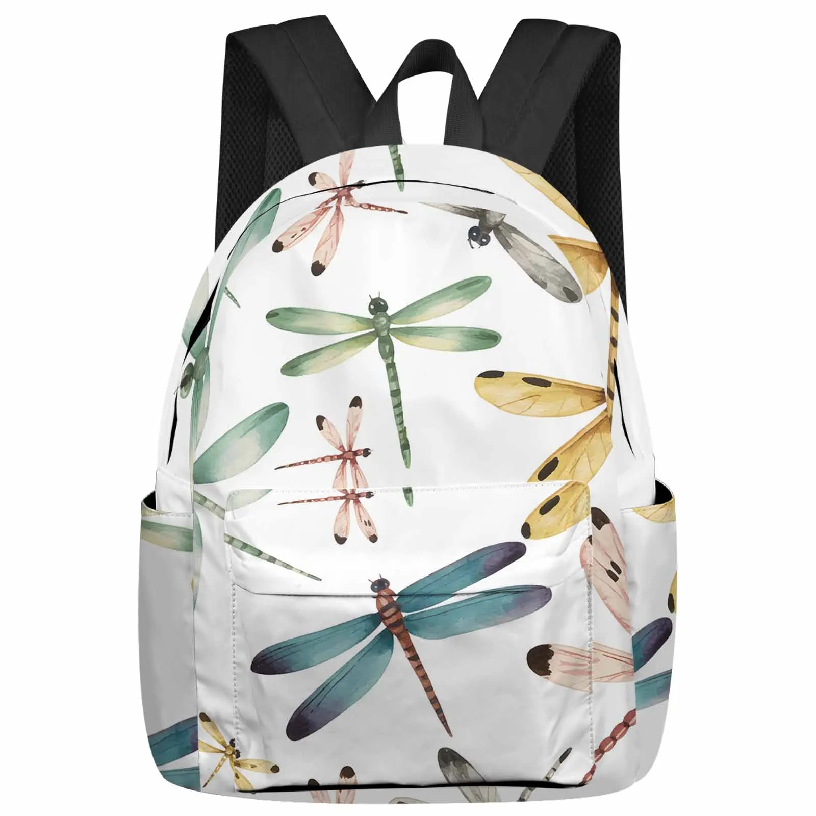 

Colorful Dragonfly Flying Backpacks Teenagers Student School Bags Men Women Travel Mochila