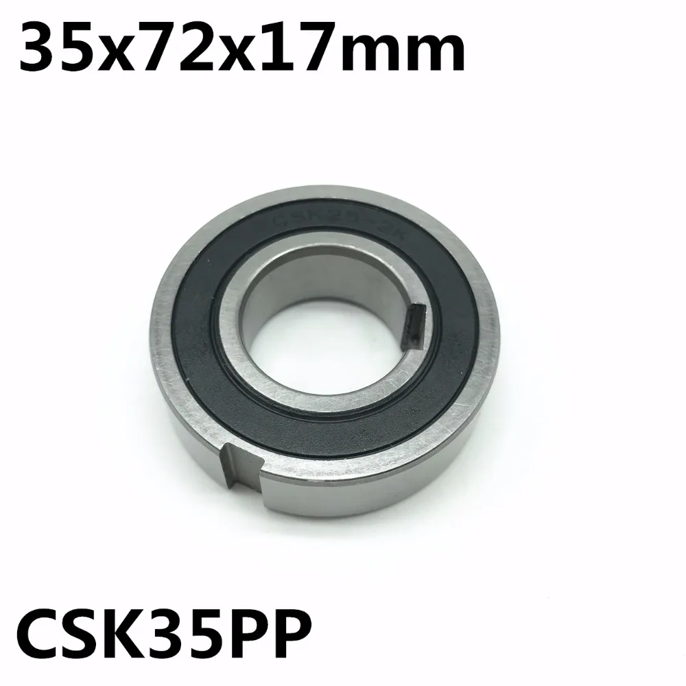 CSK35 CSK35PP 35x72x17 mm 6207PP One Way Bearing With Keyway Sprag Freewheel Backstop Clutch Free shipping