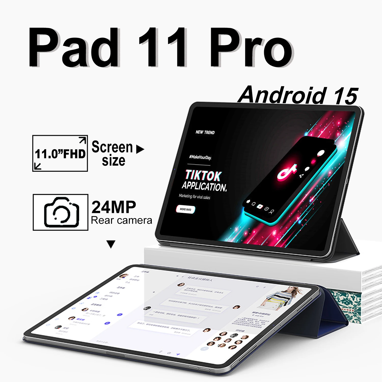 yZ[zPad 11 Pro 11.0C` 2.5K^ubg 16GB+1TB Snapdragon 8 Gen2 20000mAh Android 13 IN^RA ʃ[hΉ^ubg