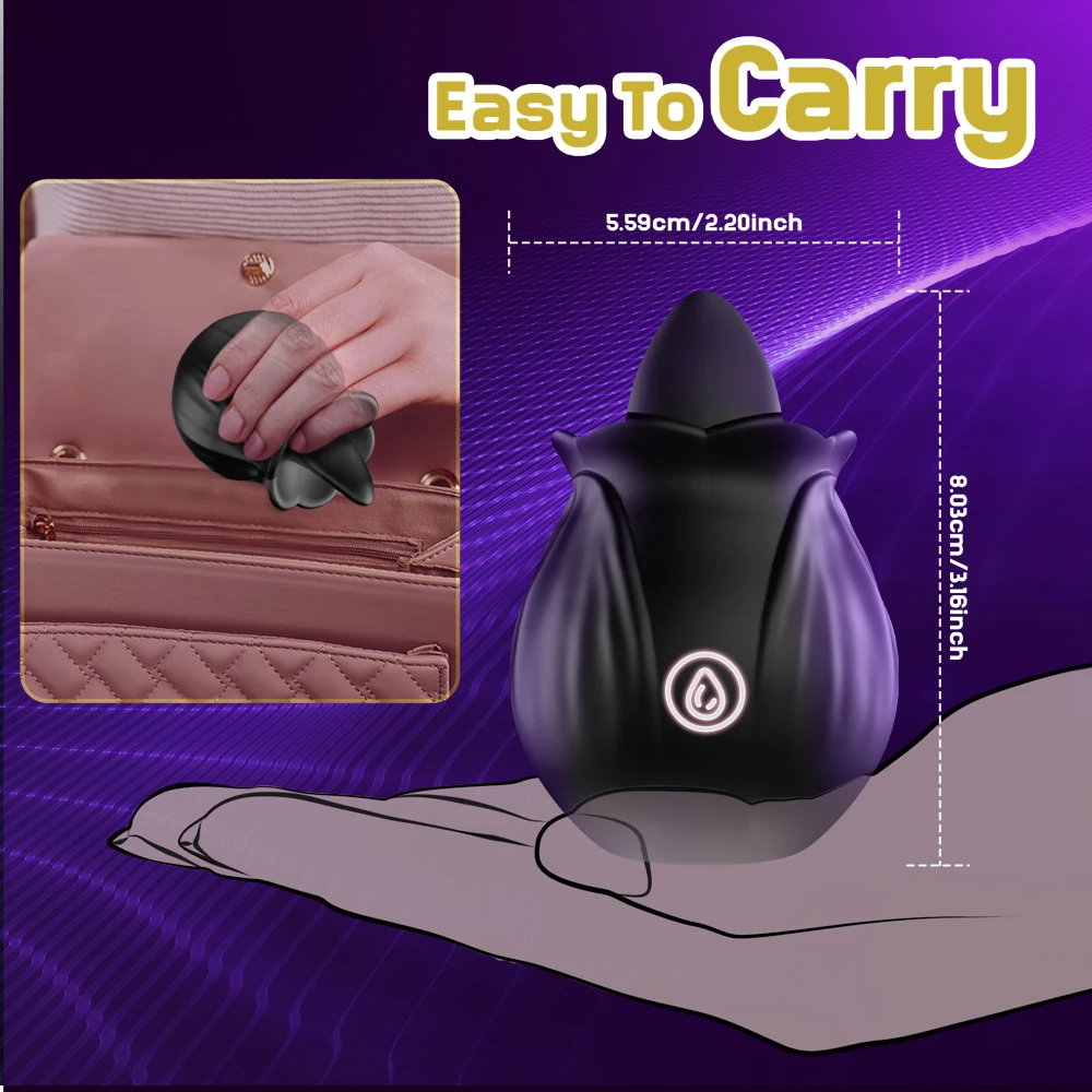 هزاز قوي لعق اللسان للنساء جهاز تحفيز البظر مدلك حلمات الفم الأنثوية البظر تهتز ألعاب جنسية وردية للبالغين #6