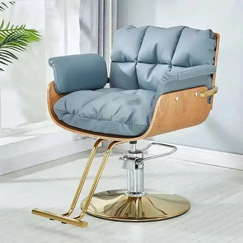 Silla ergonómica para pedicura, barbería, belleza, juegos, oficina, Barbero, Spa, Silla Facial, Barberia, muebles de salón