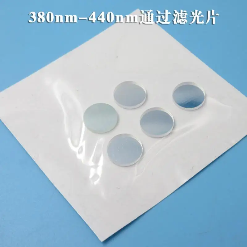 

380nm-440nm through filter glass filter blue violet blue light high transmittance filter customized light pass sheet