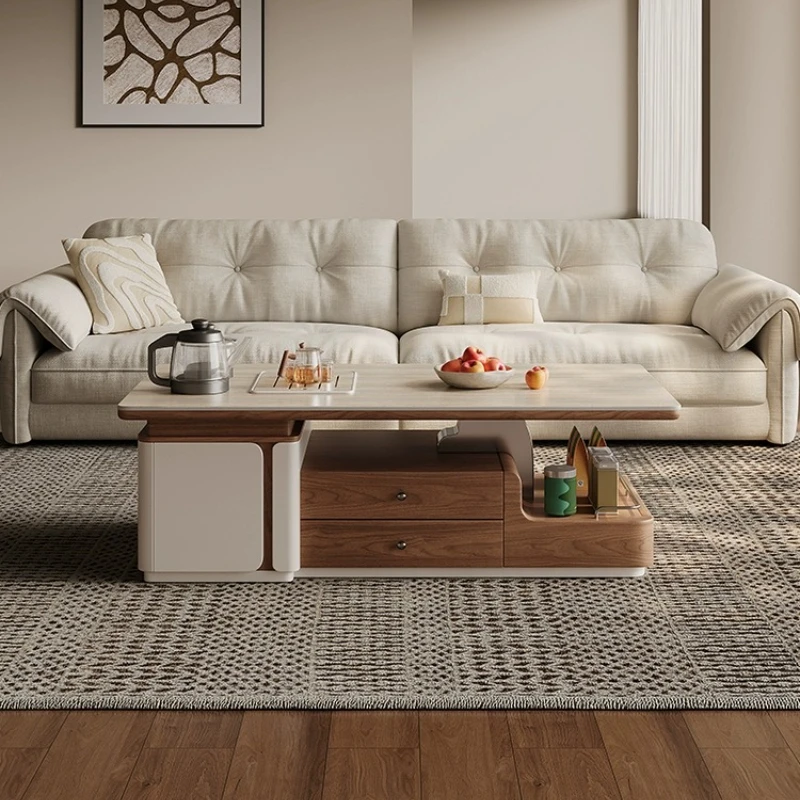 

Living room coffee table household modern simple tea making integrated high-end atmospheric high table