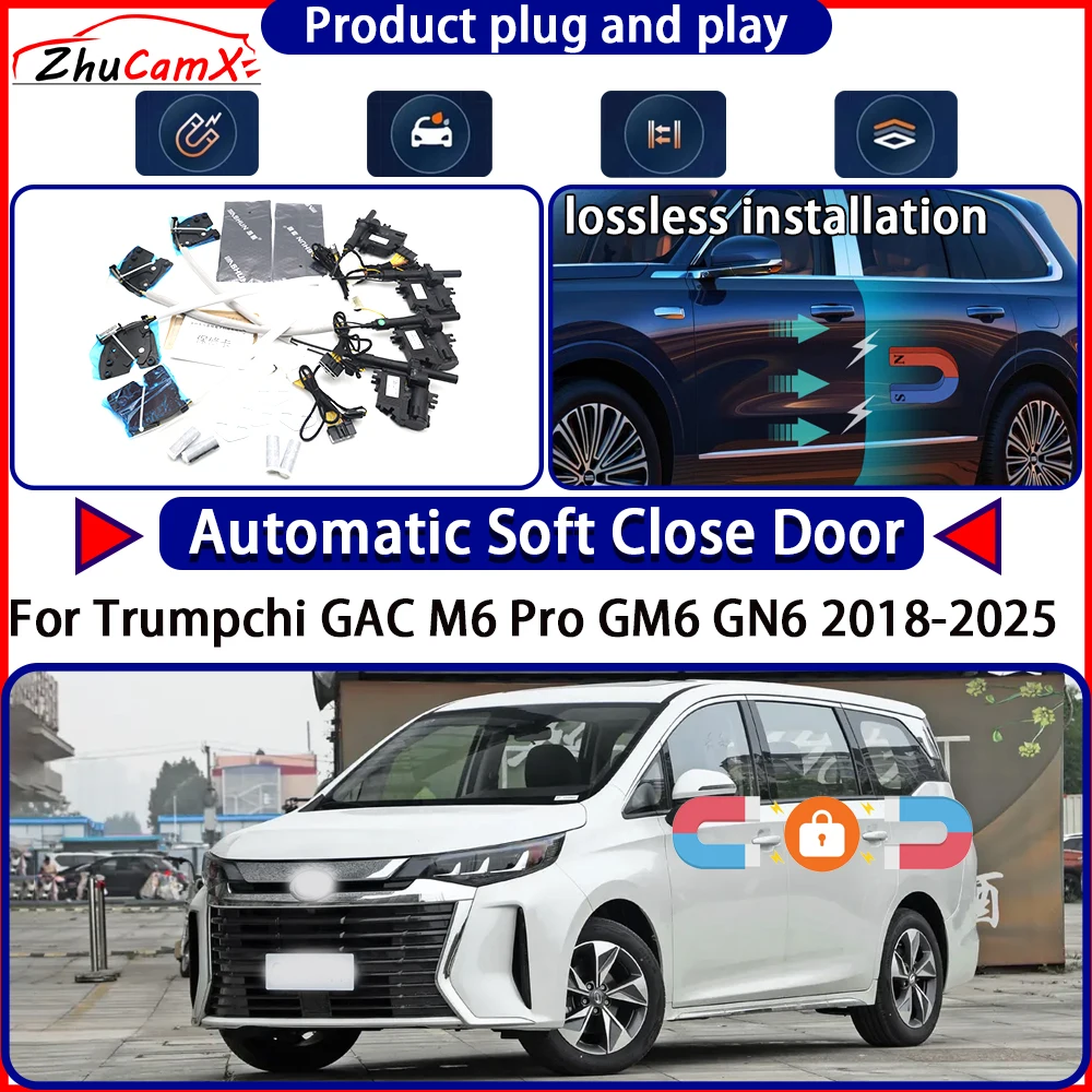 

Door Lock Actuator for Trumpchi GAC M6 Pro GM6 GN6 2018-2025 Soft Close Door Kit Power Latch System Auto Pull Door Easy Close