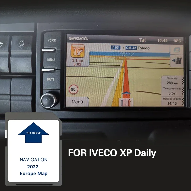 

ДЛЯ IVECO XP Daily Cover Европейская карта Программное обеспечение SD-карта GPS-навигация Карта памяти