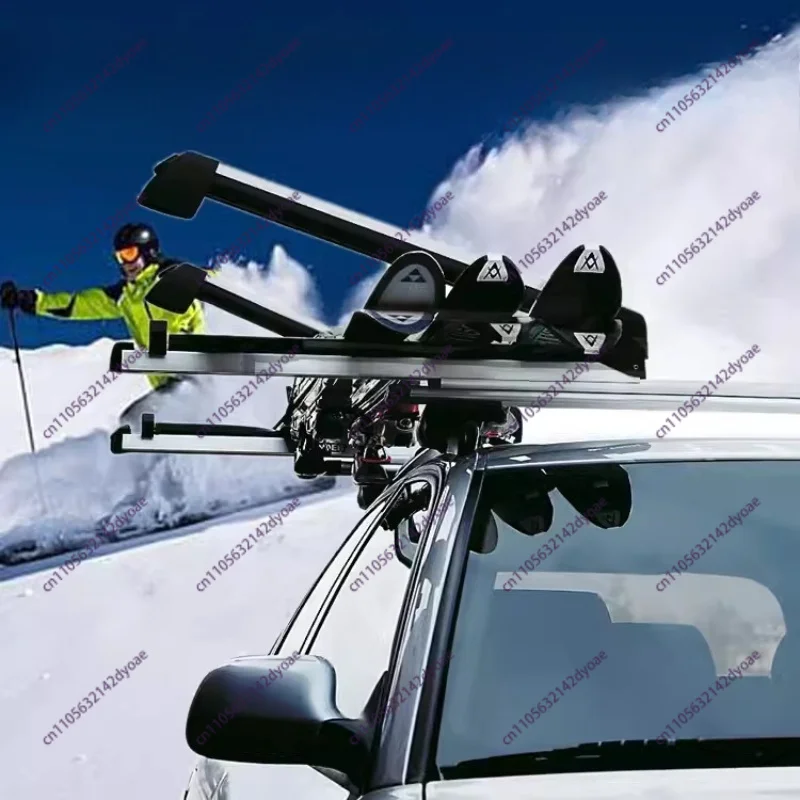 Roof Ski Rack Car Roof Rack  Aluminum Alloy Car Travel Rack Frame