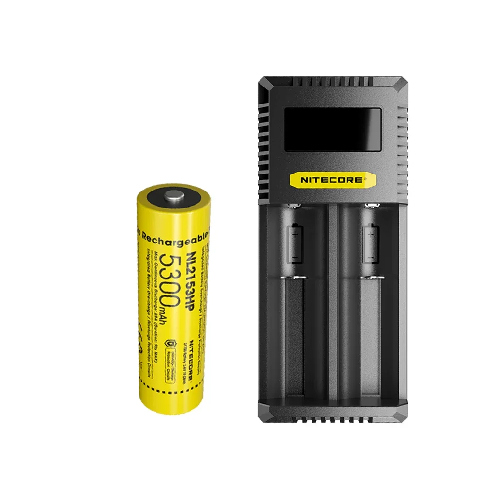 Original NITECORE NL2153HP 21700 5300mAh 3.6V 19.08Wh High Drain Li-ion li Rechargeable Battery for UI1 UI2 CI4 Smart Charger