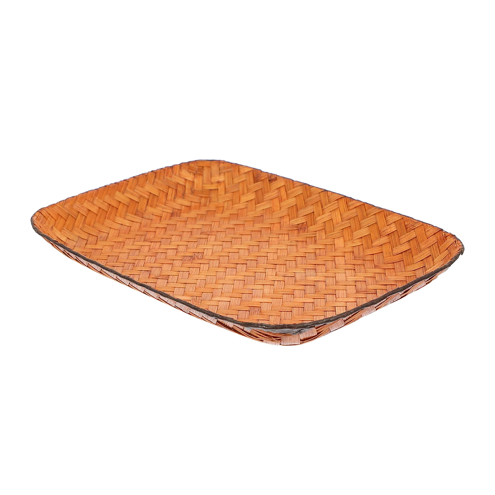 

Bamboo Coaster Set Woven Square Pot Holder Teacup Mat Retro Home Decor Protective Heat Insulation Easy Clean